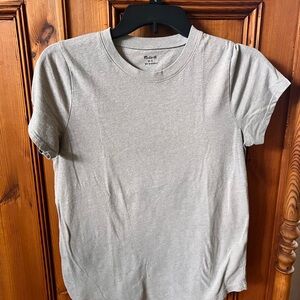 Madewell Gray Crew Neck T-Shirt